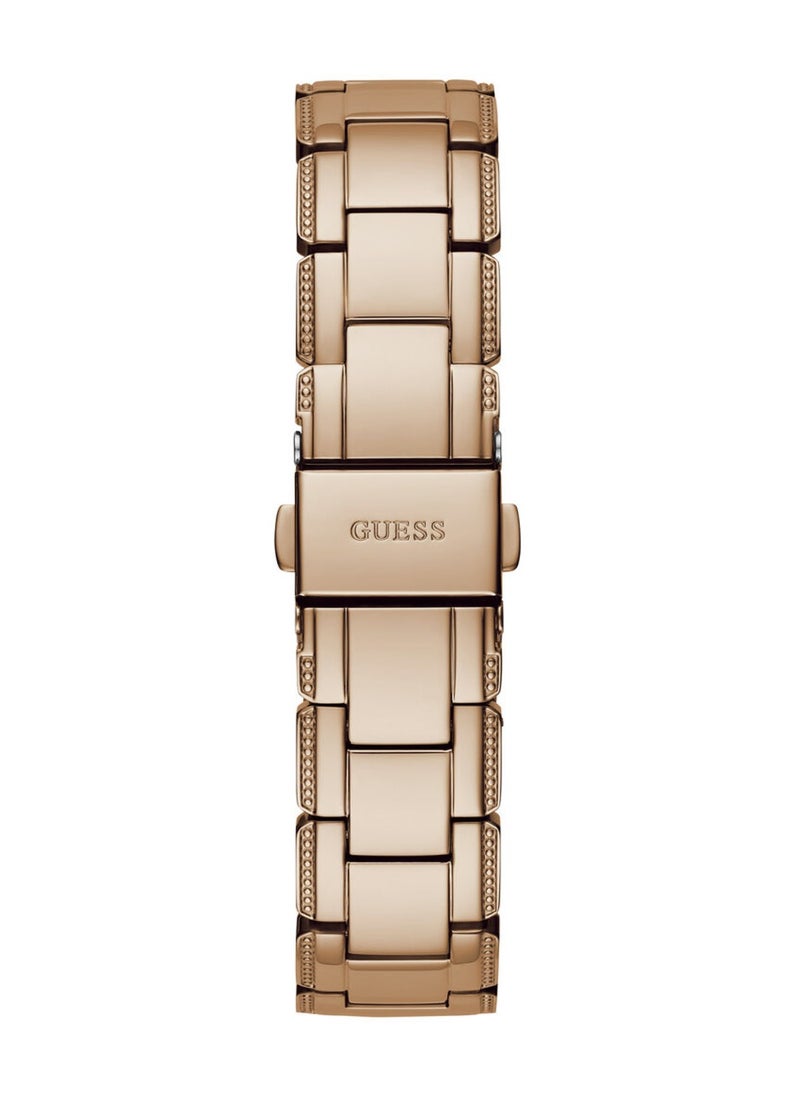 GUESS - Women's Analog Round Stainless Steel Watch GW0470L3 - 33 mm - Rose Gold - Image 1