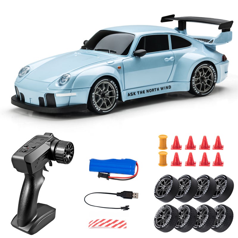 1:24 RC Drift Racing Car for Boys High Speed 4WD Toy Model Remote Control Car - Image 4