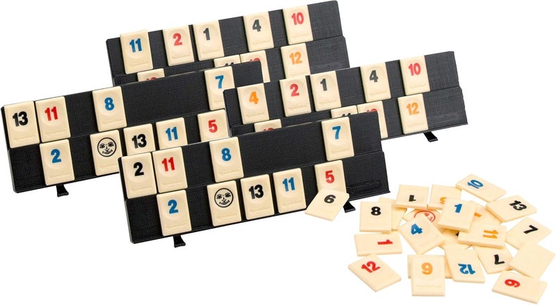 Pressman Rummikub in Travel Tin - The Original Rummy Tile Game by , Blue (B07GLGBW9X) - Image 3