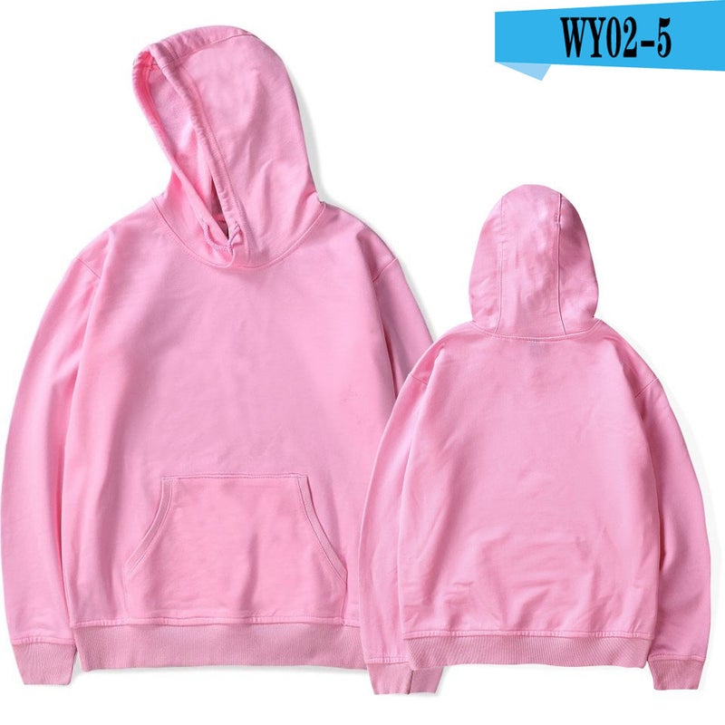 Blank Men'S Sweater Overalls Fleece-Lined Pullover Men'S And Women'S Solid Color Hooded Jacket New 2022 - Image 1