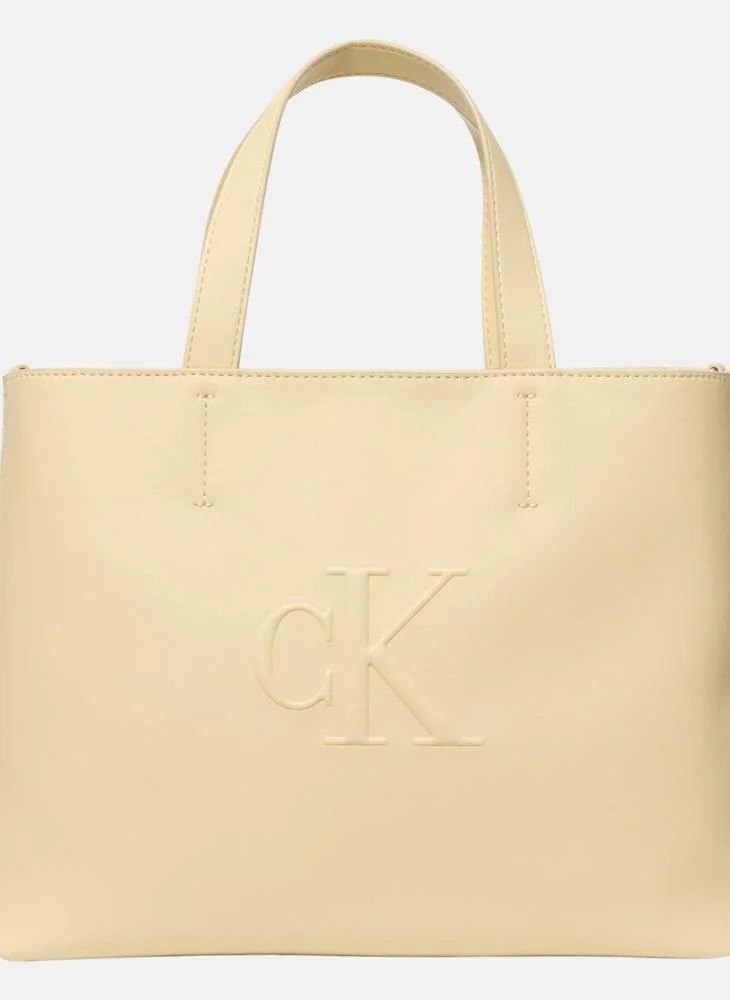 Calvin Klein Jeans Logo Deatiled Mini Tote