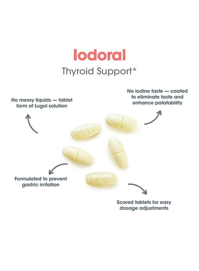 Optimox Iodoral 6.25 mg - Iodine Supplements for Thyroid Support, Potassium Iodide Tablets, Lugol Solution, Daily Vitamins and Minerals, High Potency Iodine Tablets - 90 Tablets 1-Pack - Image 3