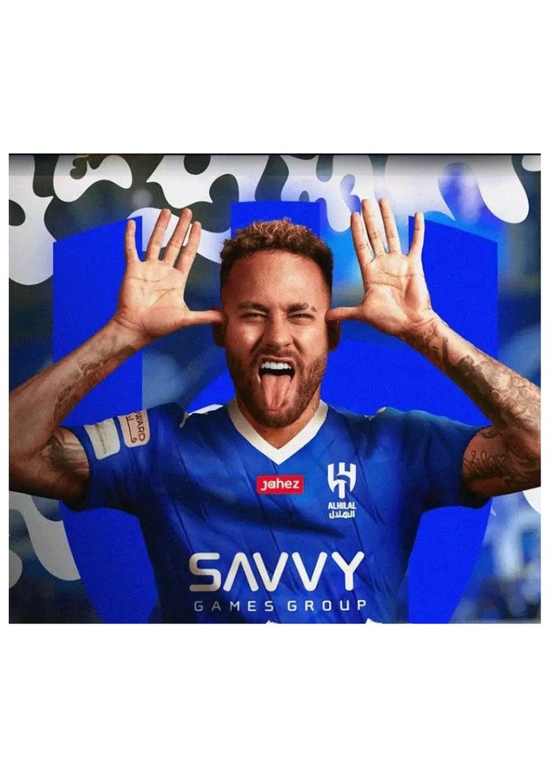M MIAOYAN M MIAOYAN Neymar Riyadh Crescent No. 10 jersey football jersey suit match training jersey  - Image 5
