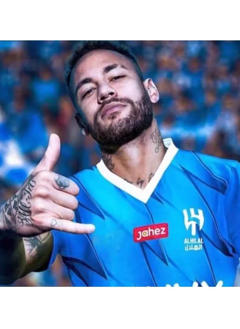 M MIAOYAN M MIAOYAN Neymar Riyadh Crescent No. 10 jersey football jersey suit match training jersey  - Image 4