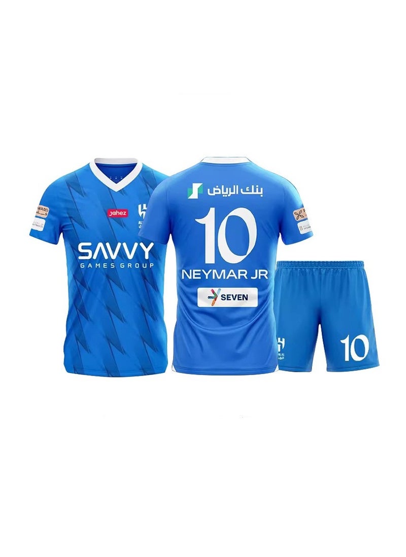 M MIAOYAN M MIAOYAN Neymar Riyadh Crescent No. 10 jersey football jersey suit match training jersey  - Image 1