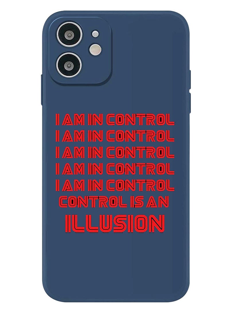 Theodor Protective Slim Fit Case Liquid Silicone Cover with Full Body Protection Anti-Scratch Shockproof Case For iPhone 12 Blue  - Control copy - Image 1