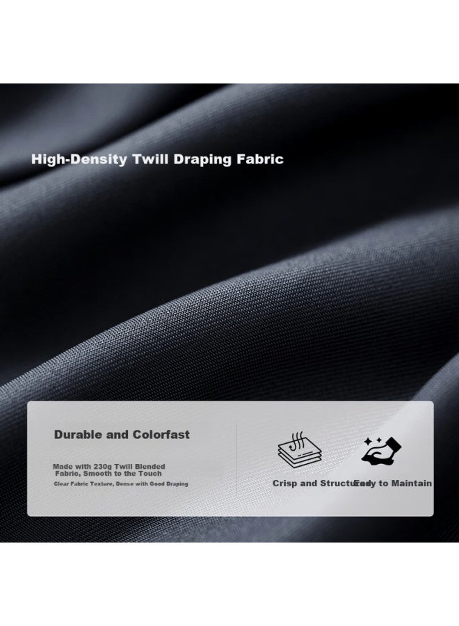 Sentubila Trendy Youthful Spring Autumn College Style A-line Skirt Pleated Professional Slimming Skirt Gray Blue M - Image 5