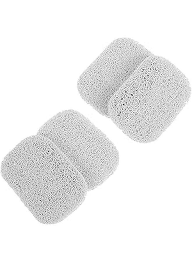 4 Pack White Soap Holder Pads Bar Soap Rest Tray For Shower Kitchen Bathroom Travel 11 5x7 5x1cm - Image 1