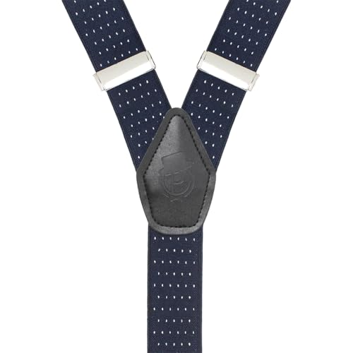 PELUCHE STYLE EVERMORE Peluche Steaming Polka Dot Blue Colour Suspenders (3.5Cm Strap Width Elastic) - Image 5