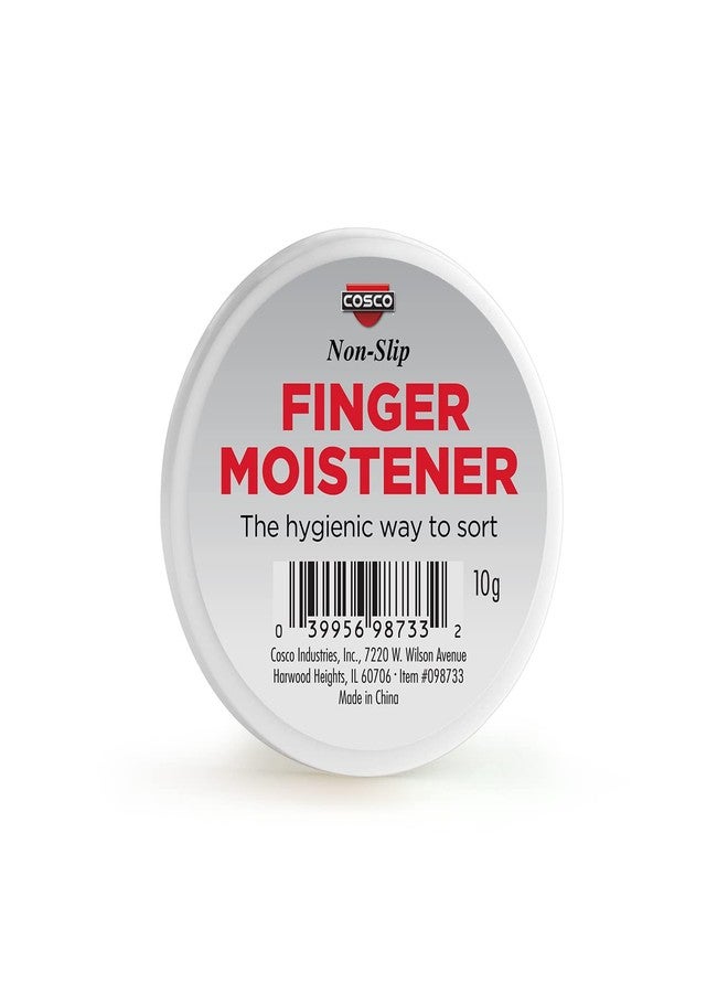 COSCO Fingertip Moisteners, 10g Container, 3/Pack - Image 1