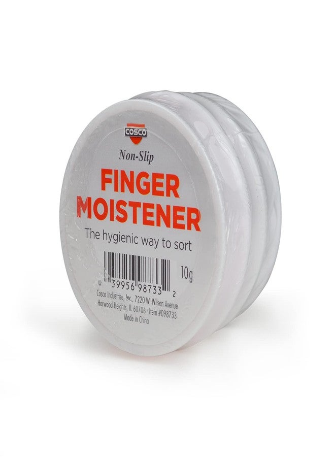 COSCO Fingertip Moisteners, 10g Container, 3/Pack - Image 3