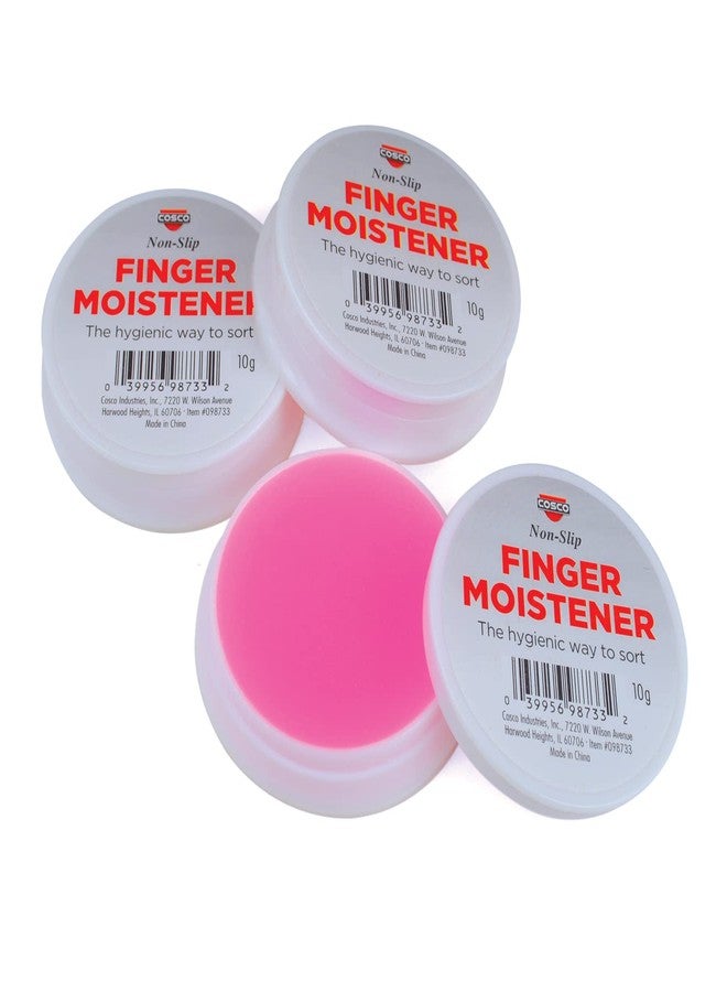 COSCO Fingertip Moisteners, 10g Container, 3/Pack - Image 5