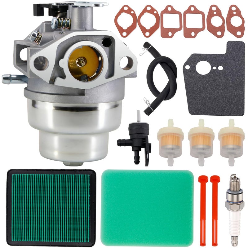HOOAI GCV160 Carburetor for GCV 160 GCV160A GCV160LA GCV160LE Engine HRT216 HRS216 HRB216 HRR216 HRZ216 16100Z0L023 Lawn Mower Pressure Washer Manual Choke Wood Splitter with Air Filter Tune Up Kit - Image 3