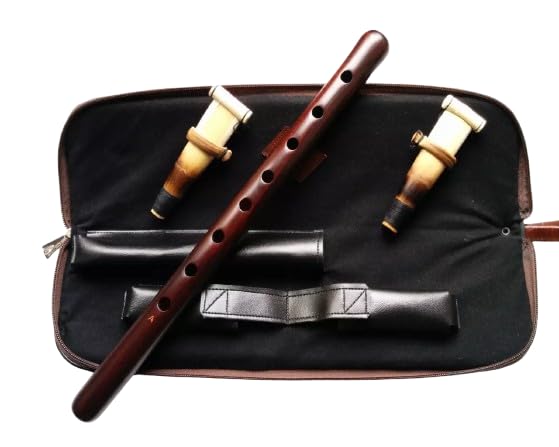 Theodoros Professional Duduk Armenian Key A Apricot Wood, Professional 2 Reeds, Leather Case, Playing Instruction, A - Image 1