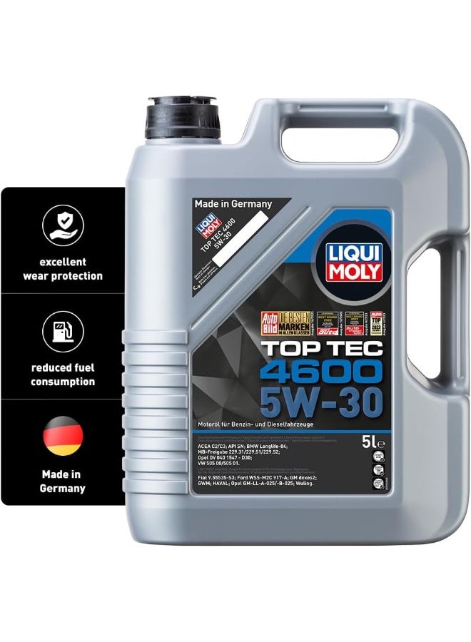 LIQUI MOLY Liqui Moly Top Tech 4600 5W30 Engine Oil 5 Liter - Image 1