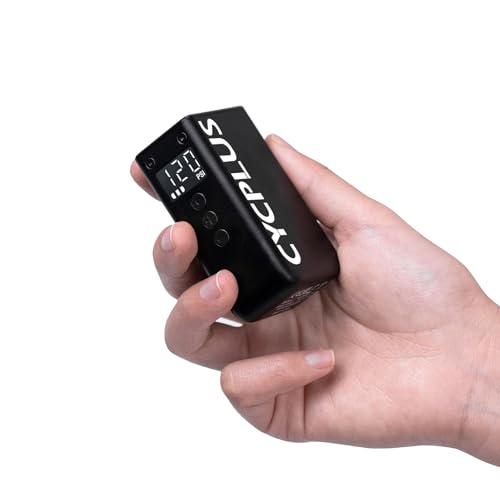 CYCPLUS AS2 PRO Tiny Bicycle Pump with Gauge, Max 120 PSI Electric Mini Pump, Auto Stop, with Presta and Schrader Valve for E-Bike, MTB, and Road Bike (2025 Updated Version) - Image 1