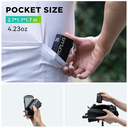 CYCPLUS AS2 PRO Tiny Bicycle Pump with Gauge, Max 120 PSI Electric Mini Pump, Auto Stop, with Presta and Schrader Valve for E-Bike, MTB, and Road Bike (2025 Updated Version) - Image 4