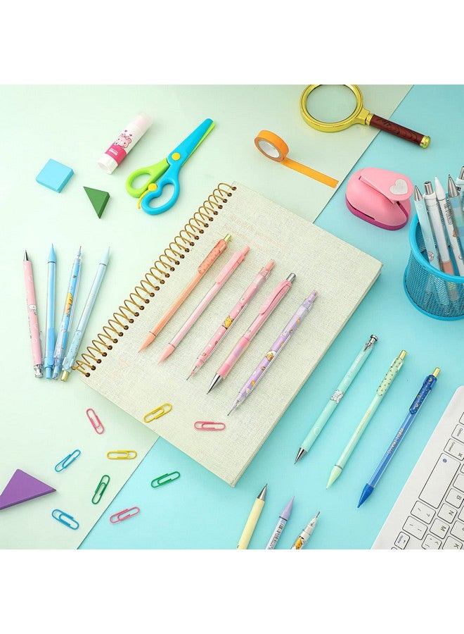 Tinlade 20 Pack Mechanical Pencils Kawaii Stationary Cute Mechanical Pencil Mixed 0.5Mm 0.7Mm 0.9Mm Kawaii Pencil For School Office Home Supplies, Some With Top Erasers - Image 2