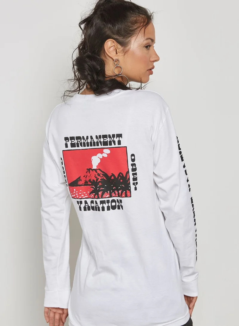 OBEY Logo Long Sleeve T-Shirt
