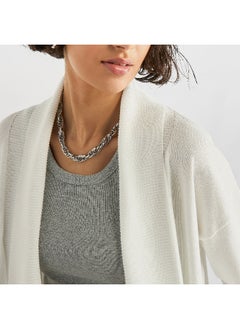 FAV Open Front Longline Cardigan  - Image 3