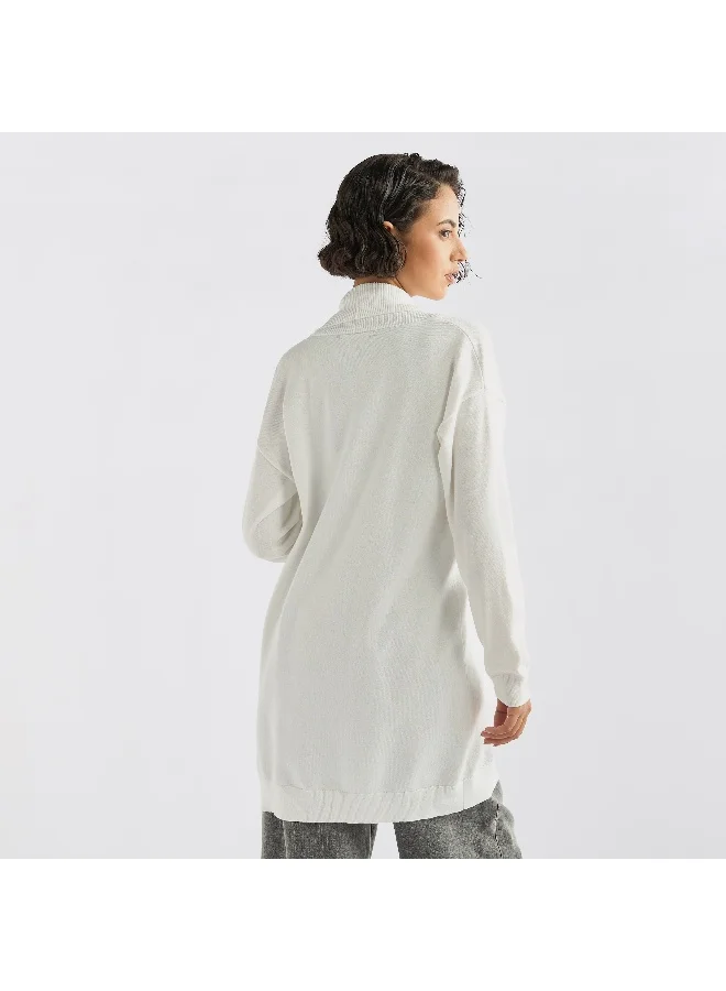 Splash FAV Open Front Longline Cardigan