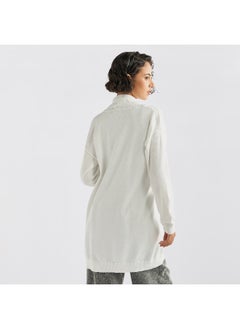 FAV Open Front Longline Cardigan  - Image 4