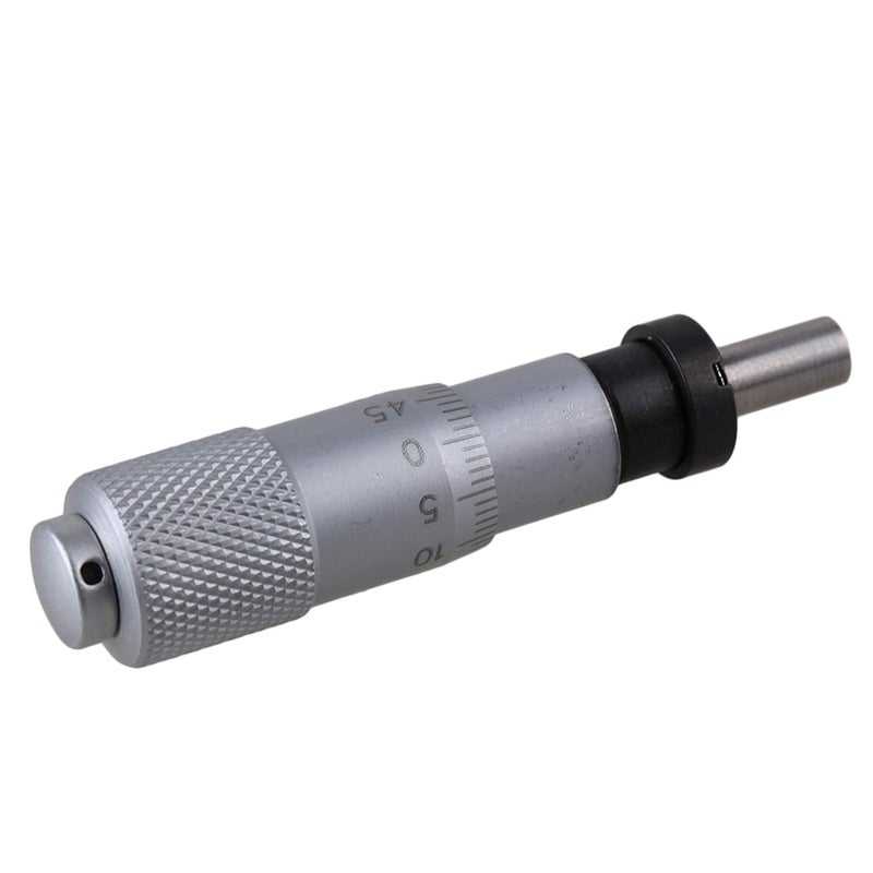 Homeswitch Micrometer Head Measure Tool 0-13mm Flat Type Plain Thimble Silver +/-0.01mm Accuracy - Image 3