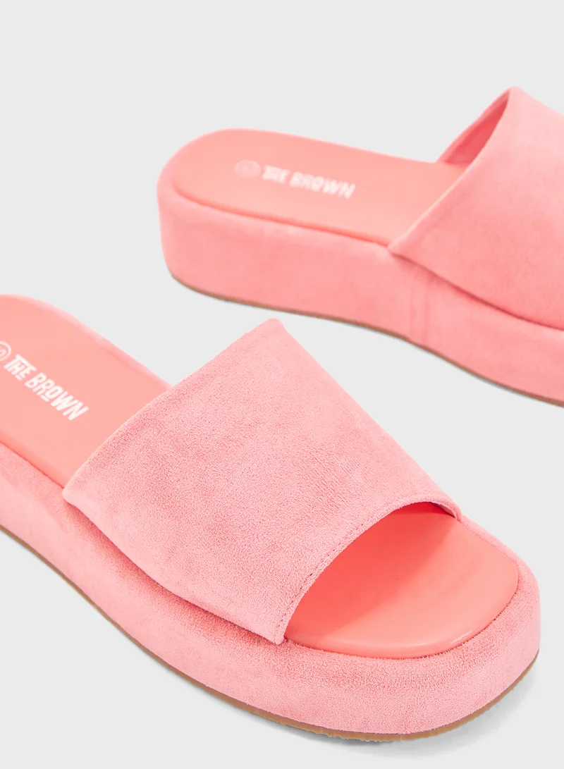 THE BROWN Flatform Slide