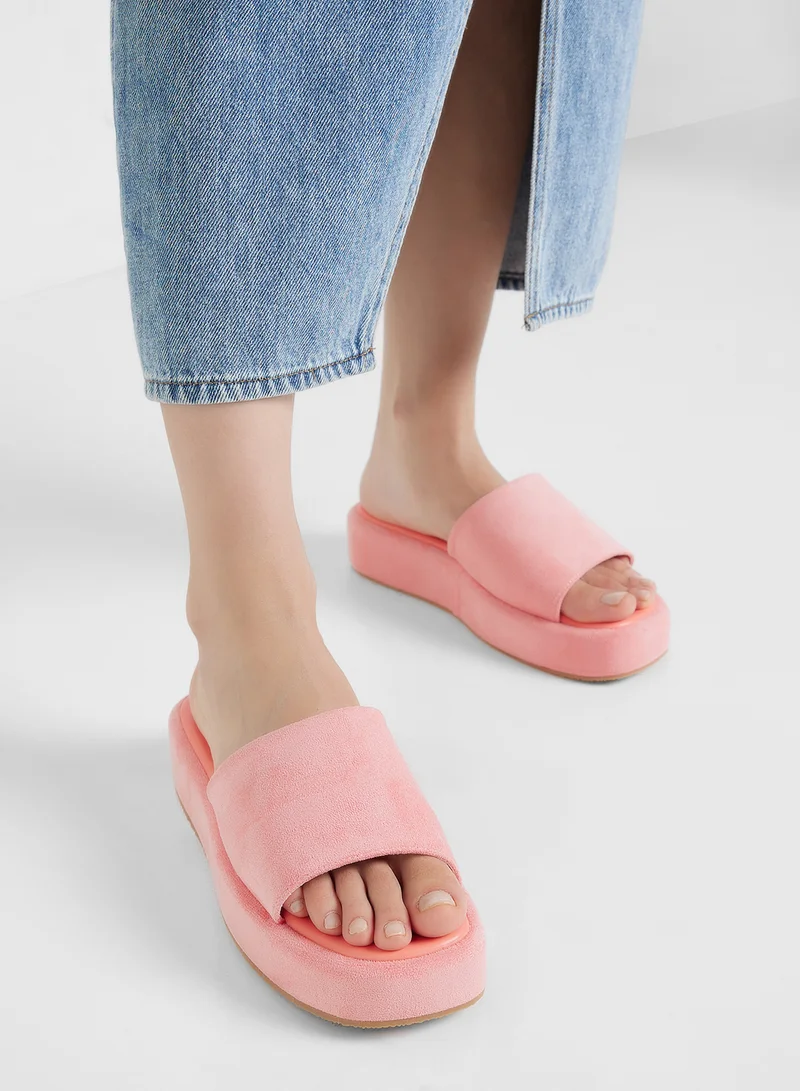 THE BROWN Flatform Slide
