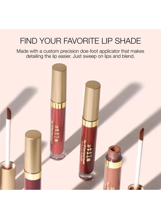 stila أحمر شفاه سائل شفاف يدوم طوال اليوم®، 0.10 أونصة. - Image 5