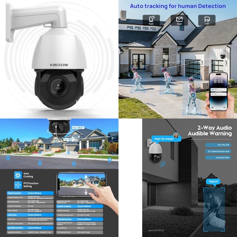 جينيريك Vikylin Ptz Ip Poe Camera 1.9 g
