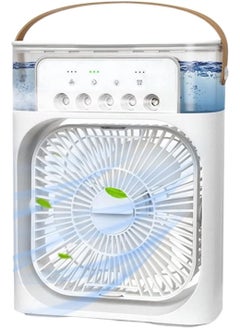 DubaiGallery Portable Air Conditioner Fan,900ML Personal Air Conditioner with Ice Tray,5in1 Timming Evaporative Air Cooler,Cooling Fan with 7 Colors Light, 5 Sprays,3 Speeds,Ac Fan for Small Room,Office,Car,Camp  - Image 3