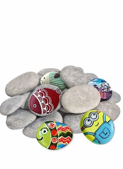 Excefore Rocks for Painting, Kindness Crafting Party, Pack Crafts Natural Smooth Surface Arts Rock Painting Supplies Kid Painters (10PCS)  - Image 1
