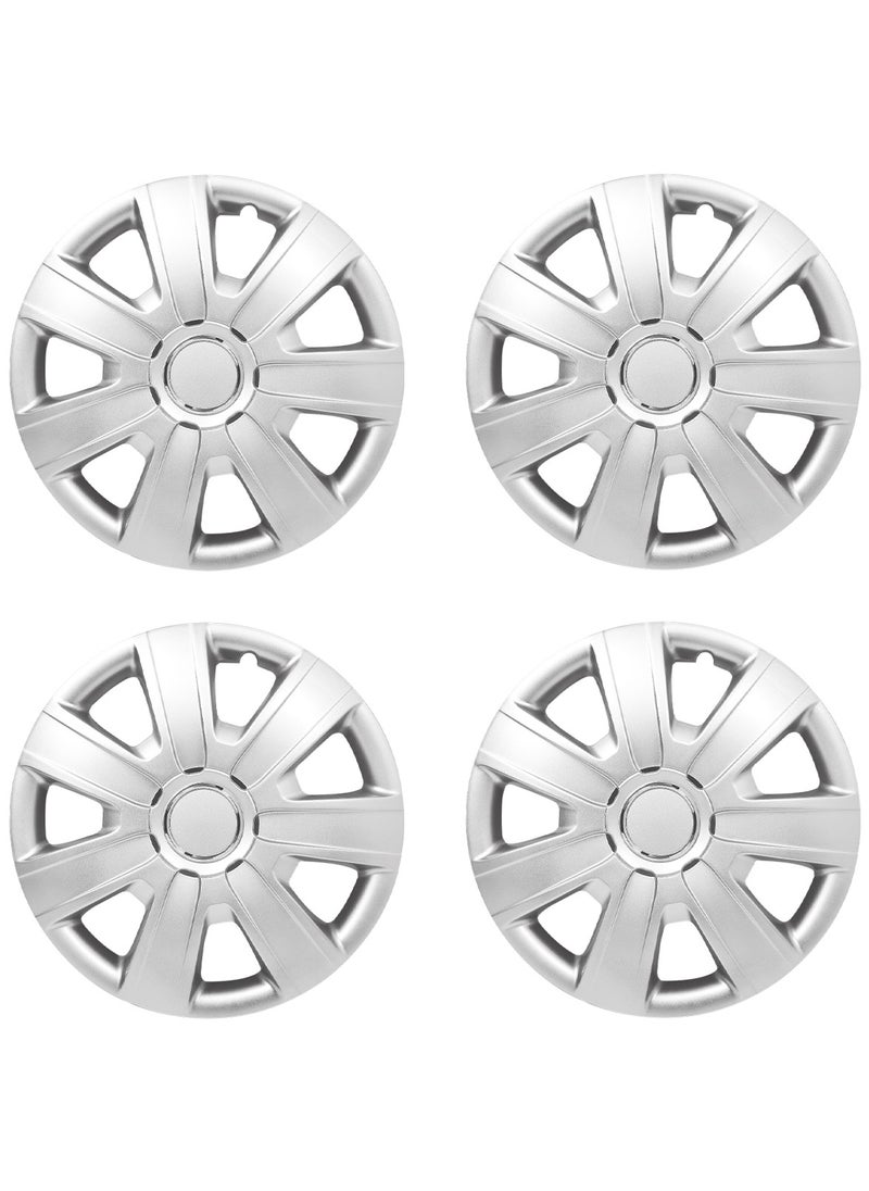 Generic 15 inch Car Wheel Cover 15 inch Hubcaps 4 Pcs Set Tires Automotive Hub Wheel Cap ABS Material Wheel Cap  - Image 2