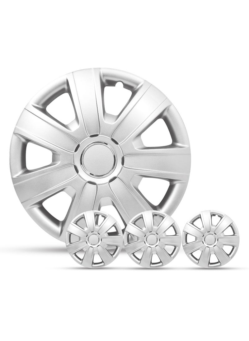 Generic 15 inch Car Wheel Cover 15 inch Hubcaps 4 Pcs Set Tires Automotive Hub Wheel Cap ABS Material Wheel Cap  - Image 3