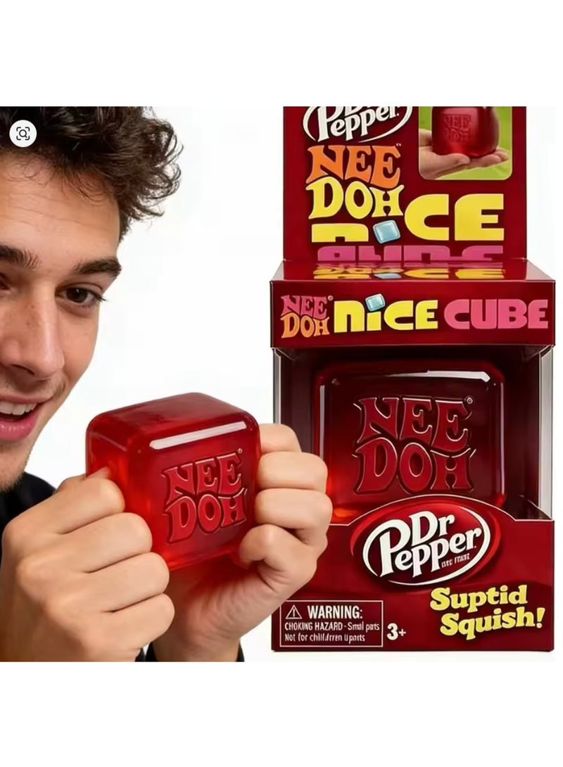The innovative NeeDoh sensory stress-relieving cube – your daily companion for calm and focus. Squeeze on a simulated Coke Squishy, ​​slow-release, sensory fidget toy for stress relief.