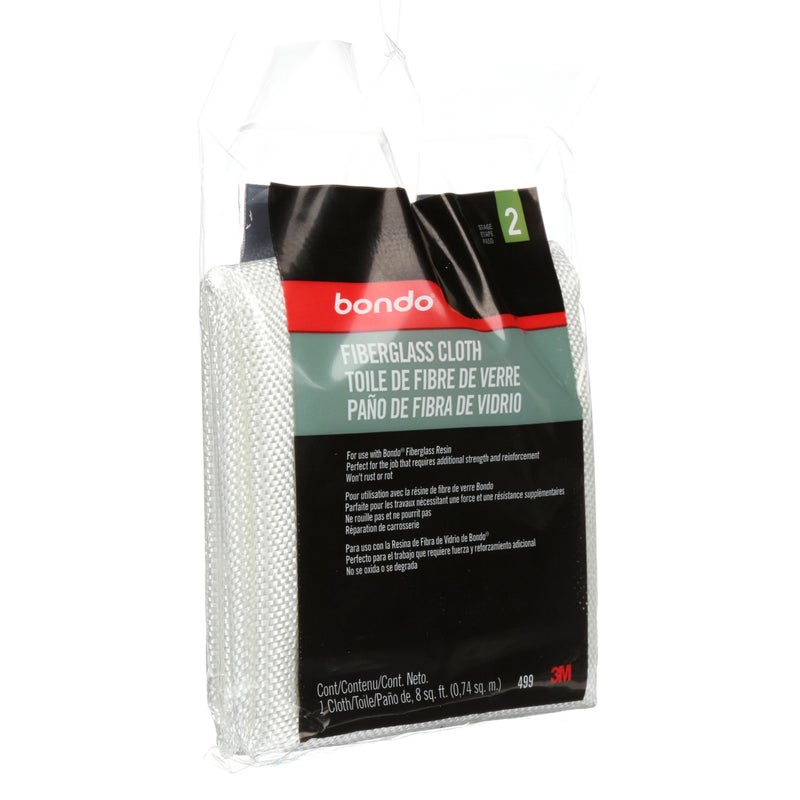 3M Bondo Fiberglass Cloth, 8 Sq Ft, Paintable, Use With Bondo Fiberglass Resin For Strong Waterproff Repairs, For Repairing Cars, Boats, Tubs, Showers, Sinks & More (00499) - Image 4