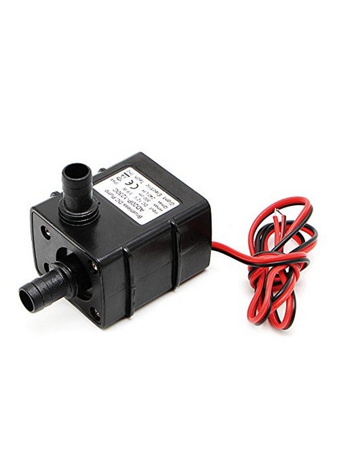 هيليتجو مضخة مياه HiLetgo 2 قطعة 240 لتر/ساعة تيار مستمر 12 فولت 4.2 واط مضخة صغيرة بدون فرشاة 3 متر رأس ضخ مضخة مياه فائقة الهدوء لحوض السمك وحوض الأسماك - Image 3