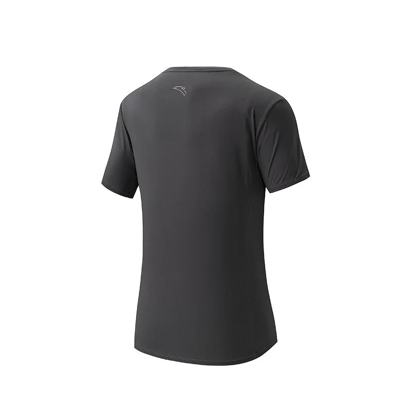 Anta black Advanced Running Women's Short-Sleeve T-Shirt for Women | Best Price UAE