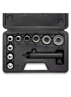 Neiko 02614A Interchangeable Large Hollow Hole Punch Tool Set 10 Piece Gasket Maker Heavy Duty Gasket Punch Set Includes Hole Puncher Tool Carrying Case Leather Punch Set Black  - Image 1