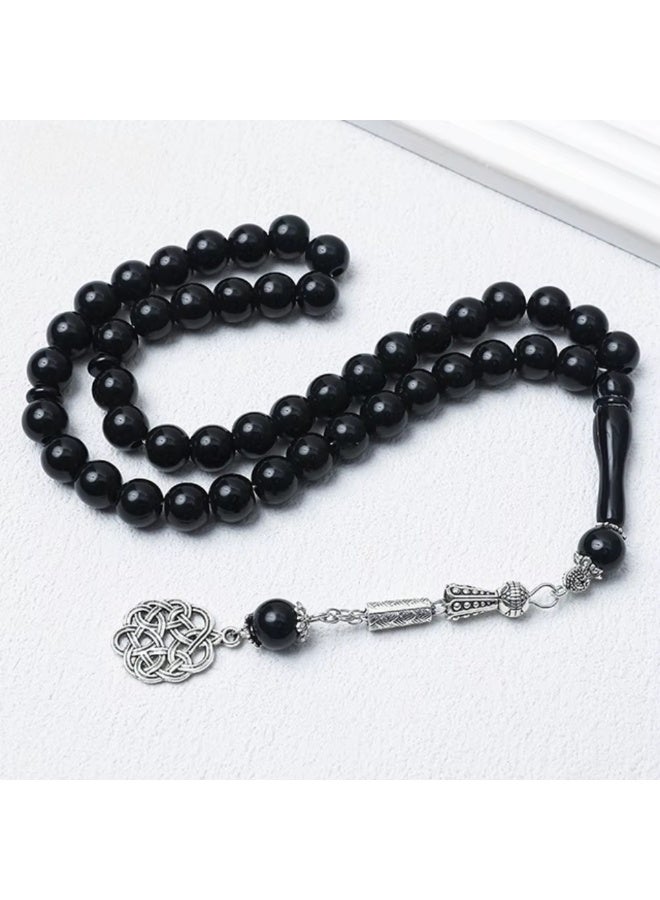 Mecrt Acrylic Islamic Rosary Prayer Beads – 45 Beads Muslim Tasbih - Image 1