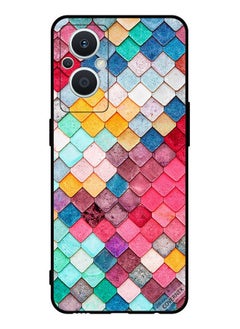 Covernex Protective Case Cover For Oppo Reno 7 Lite Diamond Square Shape Pattern  - Image 1