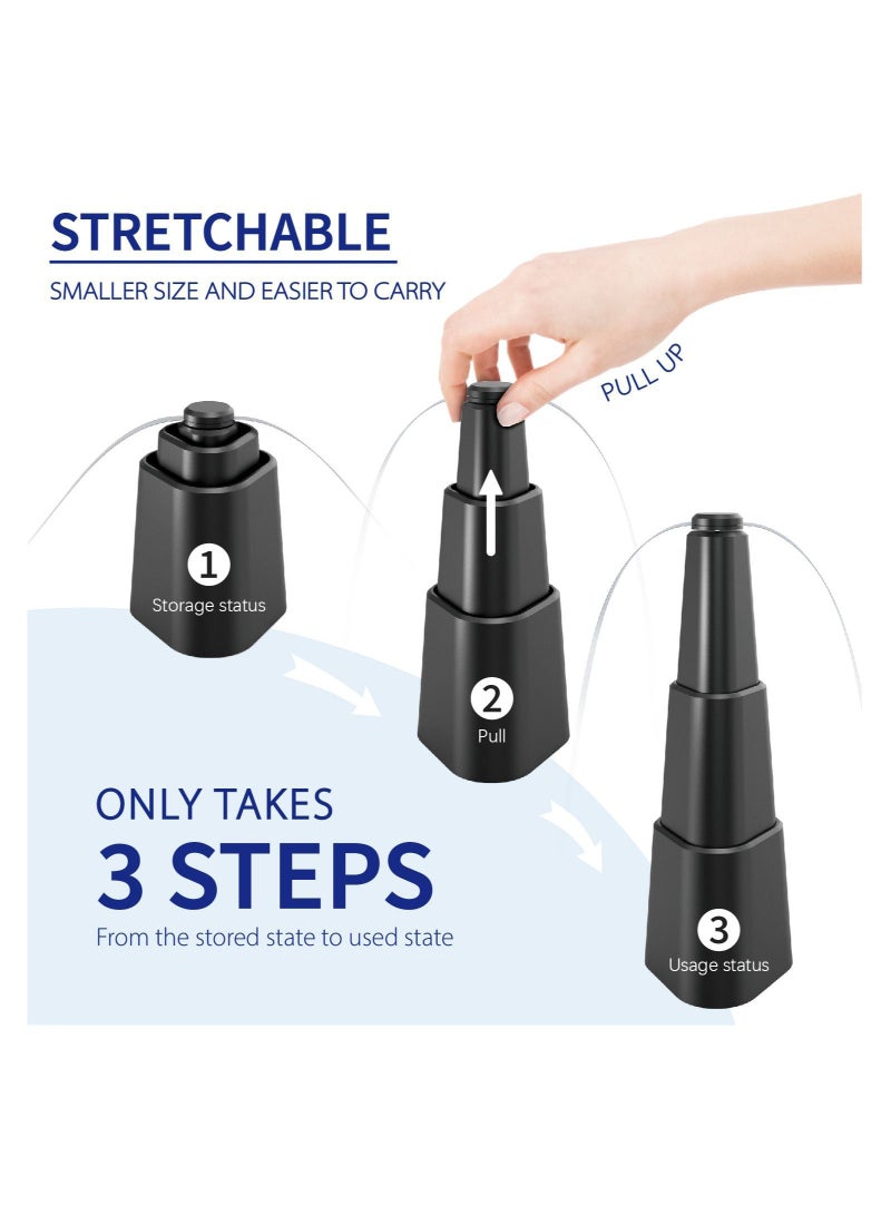 Y&D 2Pcs Portable Retractable Fly Repellent Fan Multifunction Blade - Image 4