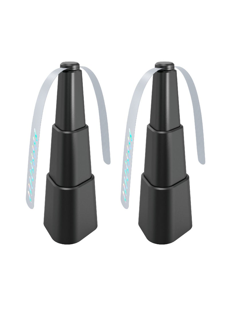 Y&D 2Pcs Portable Retractable Fly Repellent Fan Multifunction Blade - Image 1