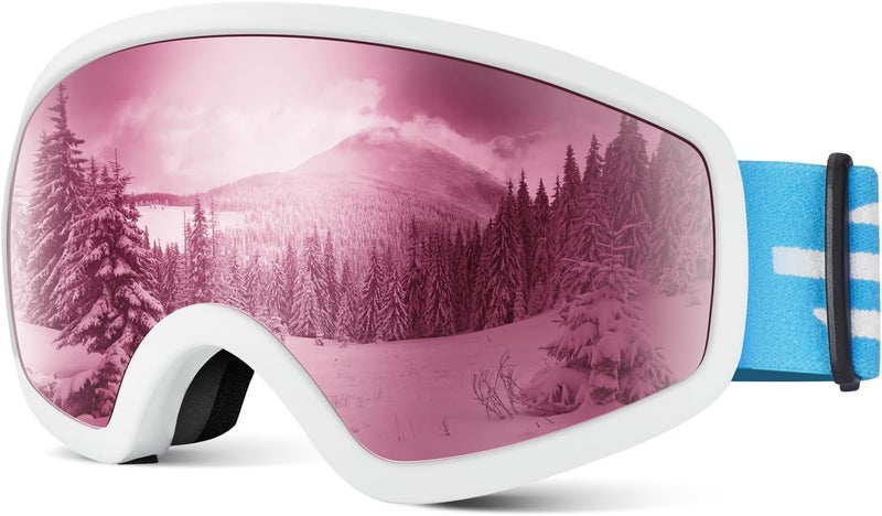 LOEO Kids Ski Goggle, Snow Ski Goggles for Kids Youth Teens Boys and Girls from 5-14 - Image 1