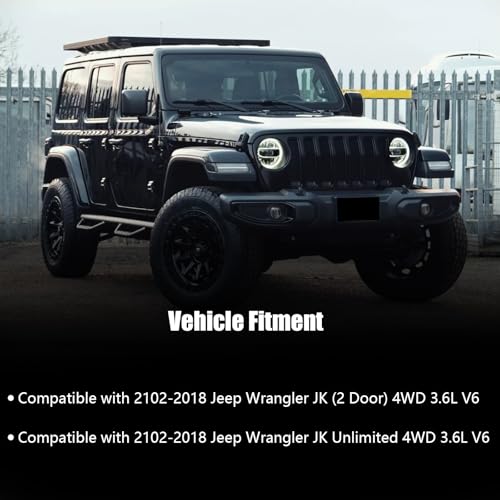 RiAiCiING Cold Air Intake kit with Heat Shield Fit for 2012-2018 Jeep Wrangler JK 3.6L V6 - Image 2