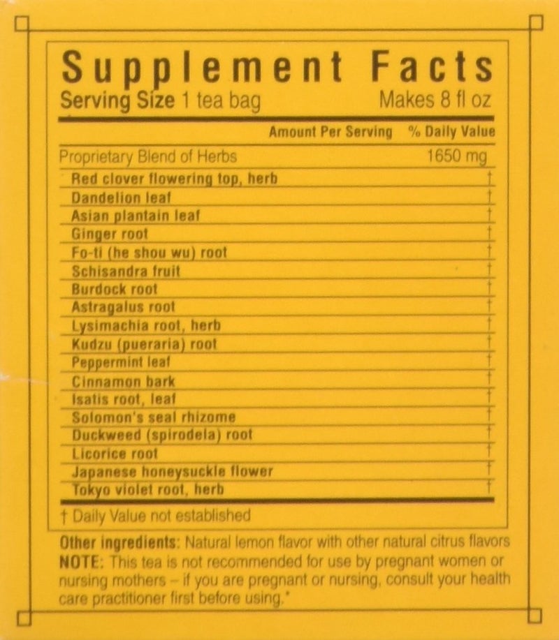 Triple Leaf Tea: Tea,Detox, 20 ct - Image 2