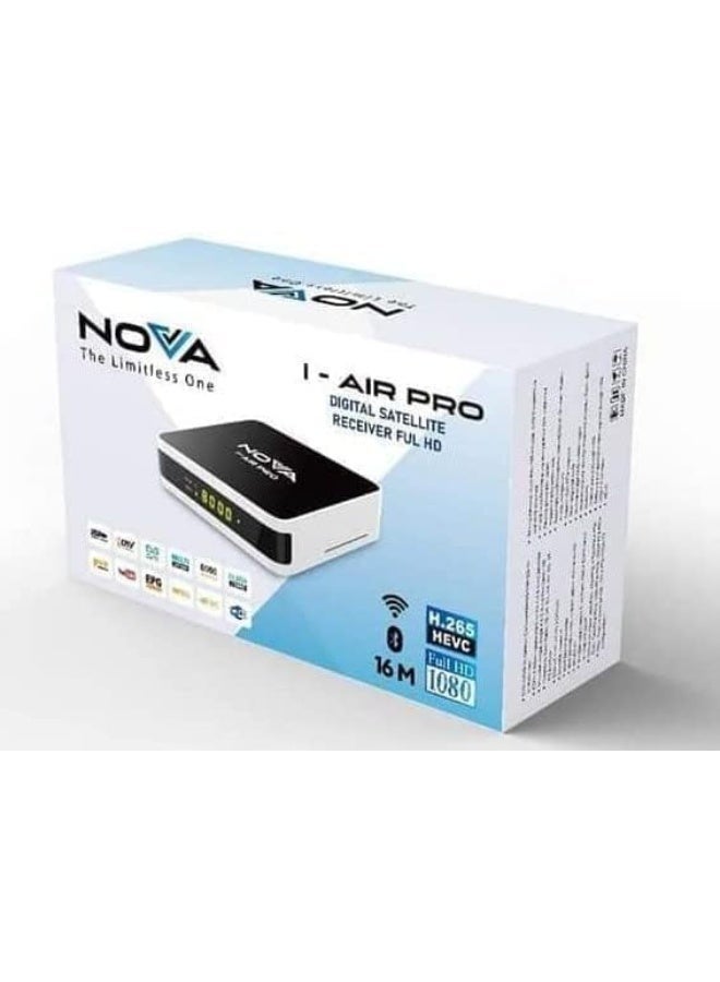 Nova I-Air Pro 5G Digital Satellite Receiver Full HD 1080p with Dual Band WiFi 2.4G/5G, USB and H.265 Support - Image 1