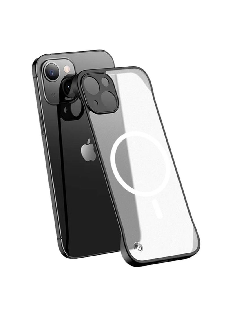 TEAM LUXURY Slim Case for iPhone 15 Plus Compatible with MagSafe, Ultra Thin Frameless Case Accessories with Mag Safe Wireless Charging, Anti-Yellow Shockproof Magnetic Cover for iPhone 15 Plus  - Image 1