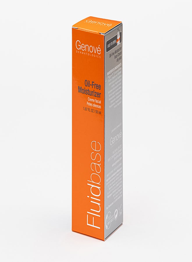 Genove Genové Fluidbase Oil-Free Moisturizer (50ml) for Oily & Acne-Prone Skin | Lightweight Mattifying Face Cream & Non-Comedogenic Daily Hydration - Image 1